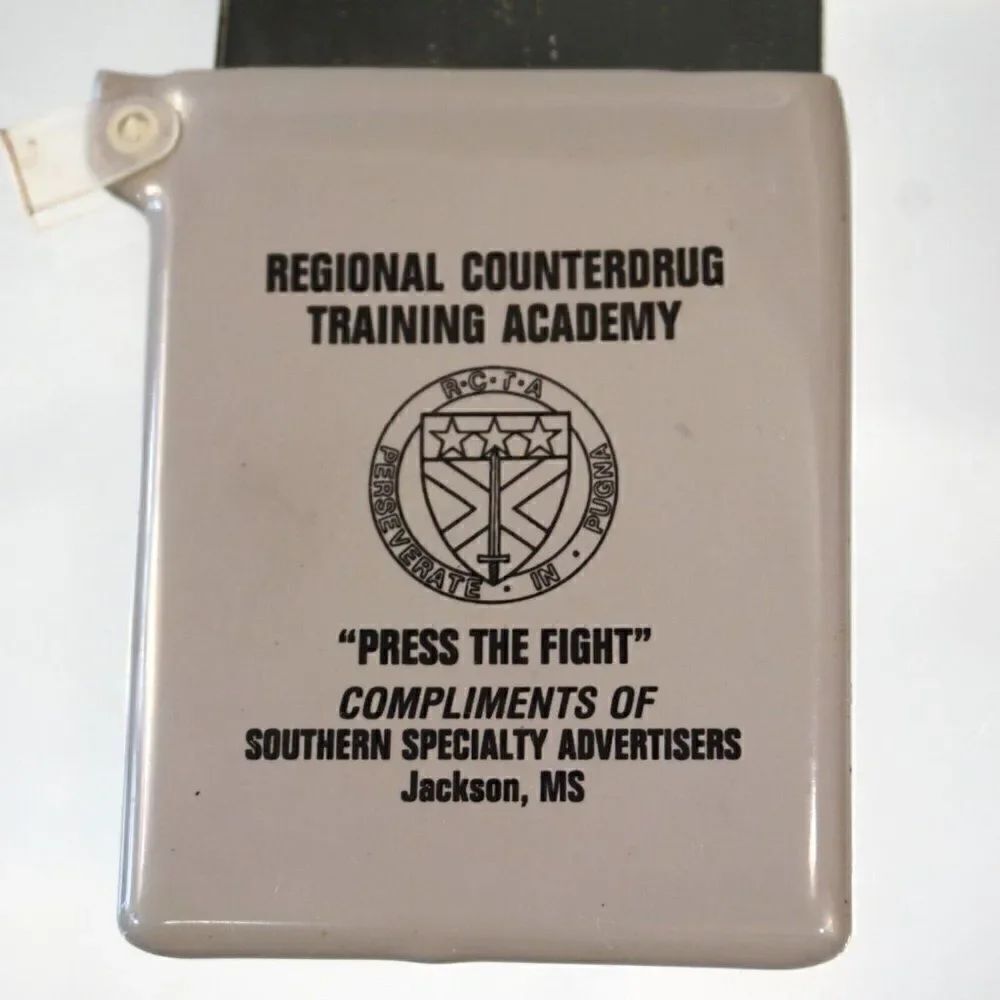 Counterdrug Training Academy Advertising RCTA Perseverate in Pugna Mirror Pouch
